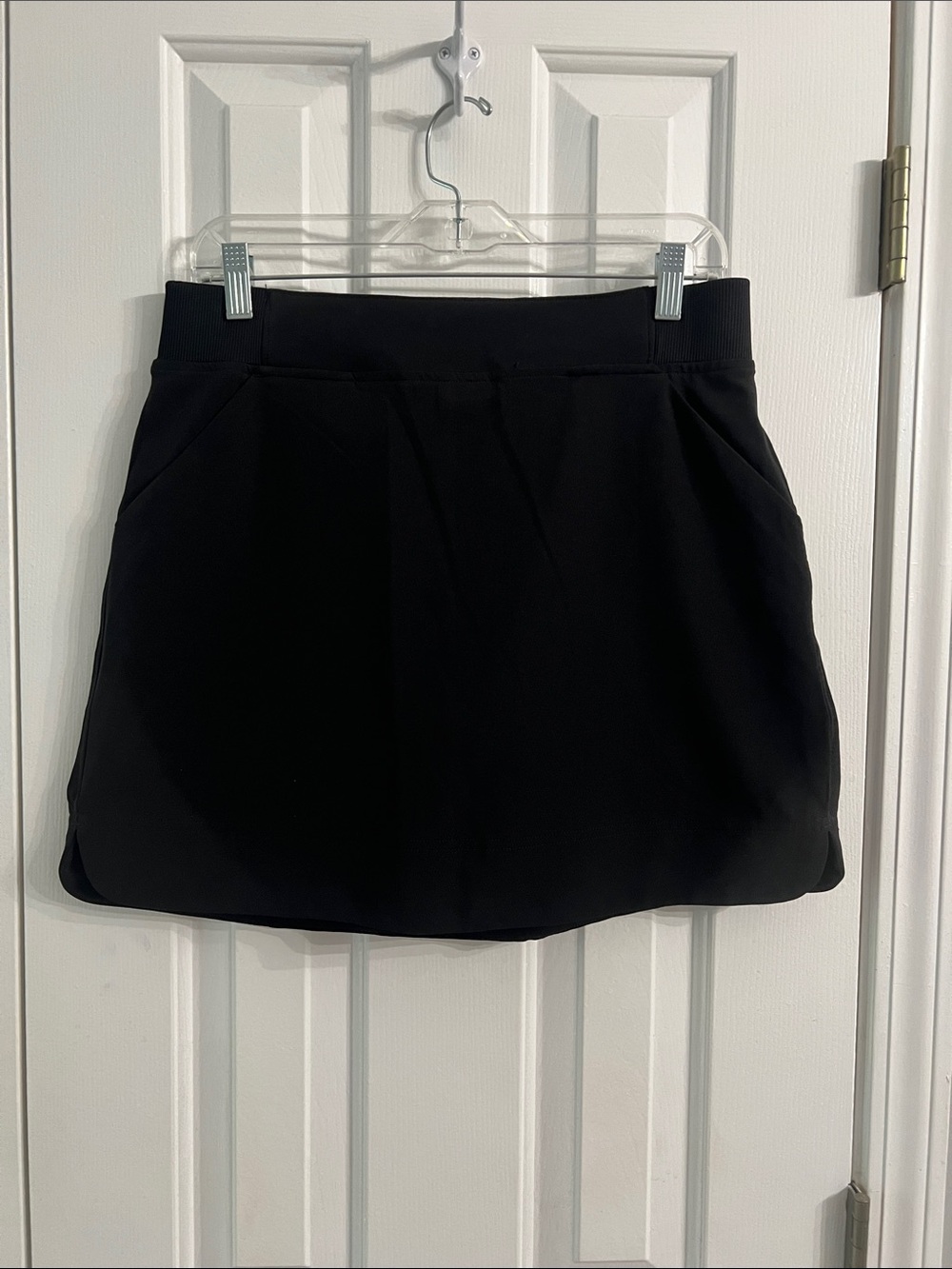 Women's Black Mini Skirt with Pockets